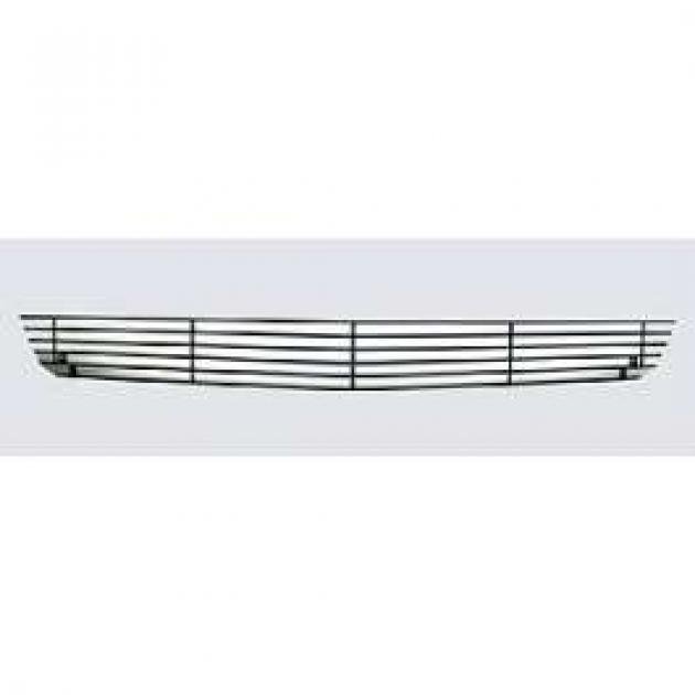 Camaro Billet Grille Overlay, Black Powder Coated Aluminum,V6, Lower Valance, 2010-2011