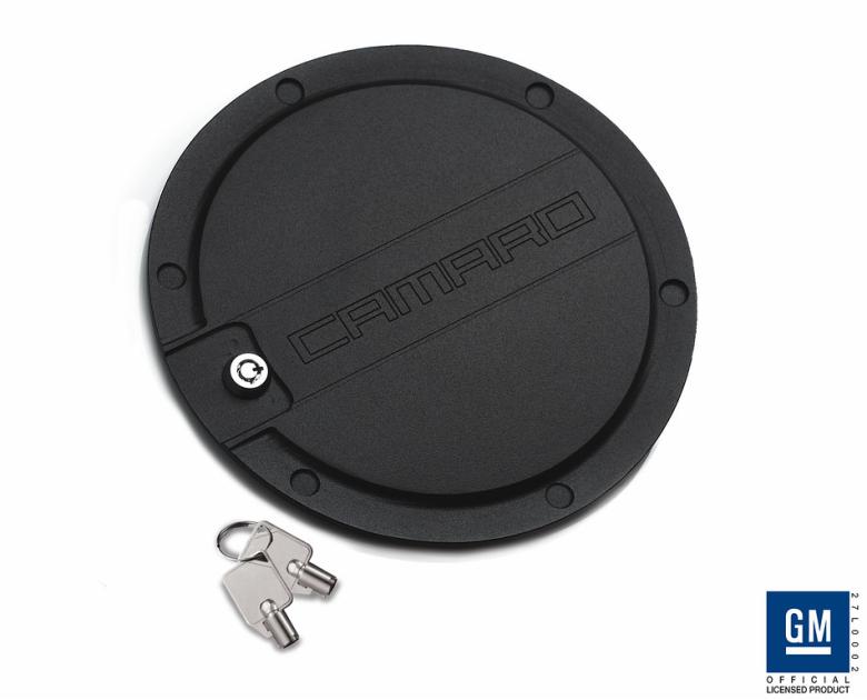 DefenderWorx Camaro Locking Fuel Door Matte Black For 10-15 Camaro CB-1006