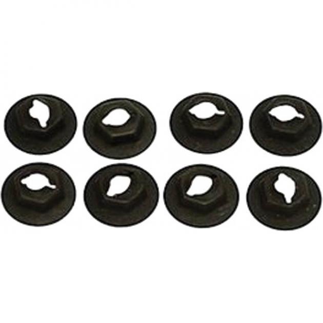 Redline Restomotive 1970-1980 Chevrolet Camaro Side Marker Light Housing to Body Mounting Nut Set