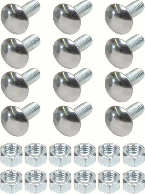 Redline Restomotive 1970-1973 Camaro Standard / Rally Sport Front and Rear Bumper Bolt Kit