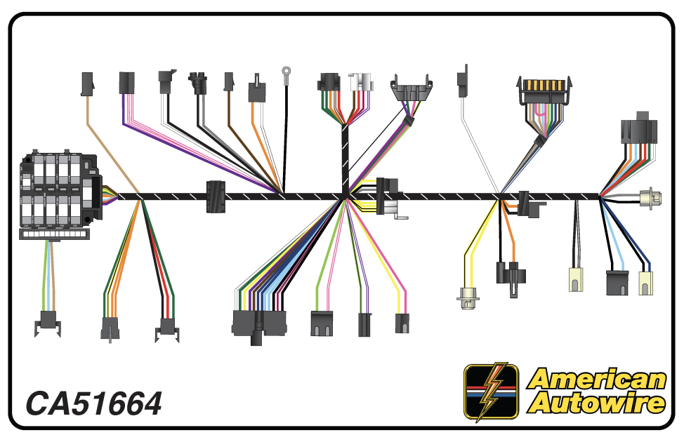 American Autowire 1975 Chevrolet Camaro Dash Harness CA51664