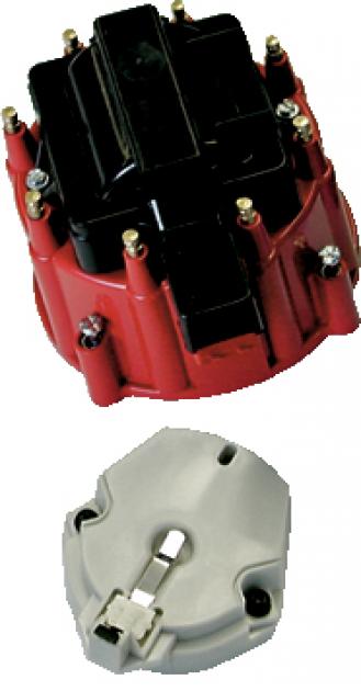 Proform Engine Distributor GM HEI Coil, Cap and Rotor Kit, Red Cap 66942RC