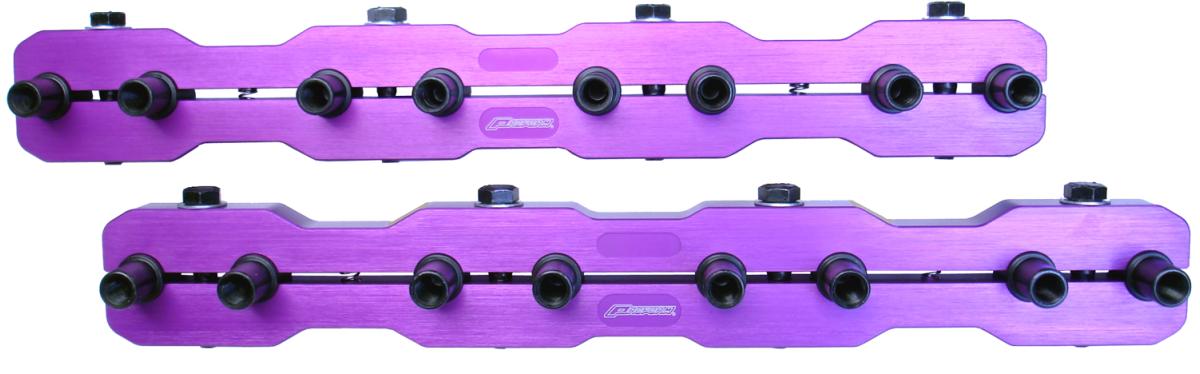 Proform Engine Rocker Arm Stud Girdles, Aluminum, For SB Chevy, 7/16 Stud, Sold as Pairs 66951