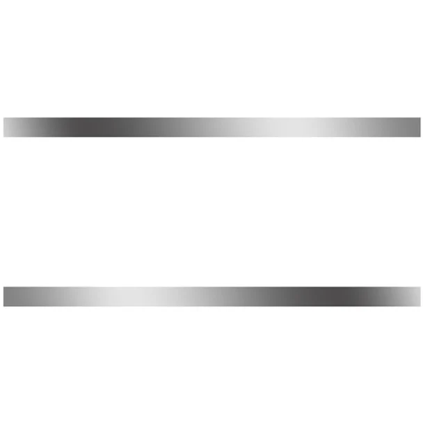 1.5 X 72 Inch Stainless Steel Blank Sleeper Panels W/O Extension For Kenworth T660 2008-2017
