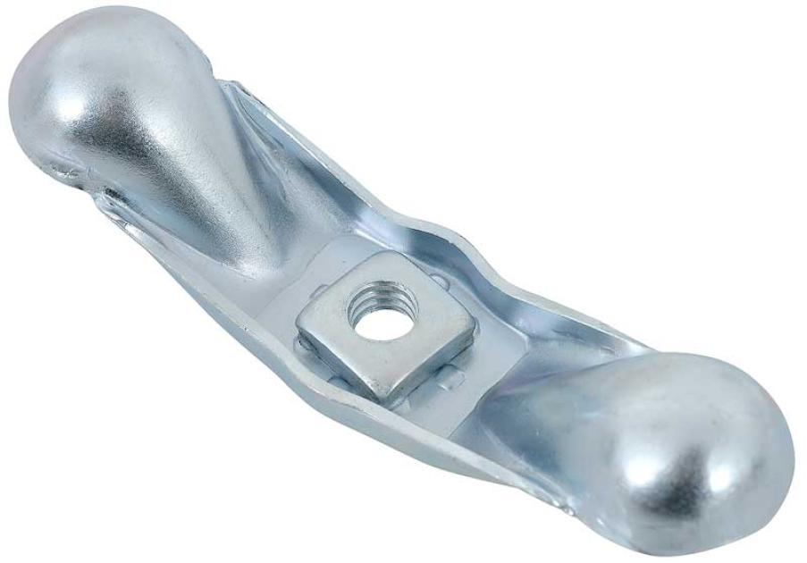 1955-81 Buick, Cadillac,Chevy, Pontiac, Oldsmobile, Spare Tire Hold Down Nut, 5/16"-18 Thread, 3.88" wide, Zinc Finish, Various Models