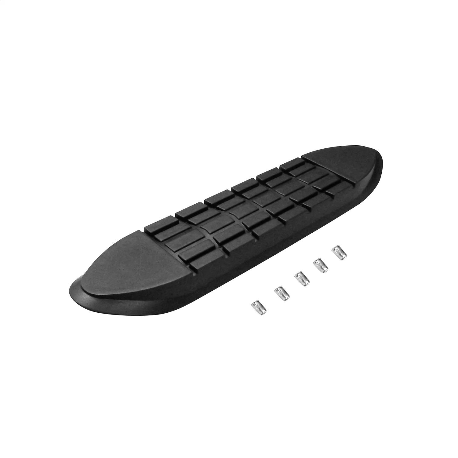 Iconic Accessories 110-4100 Black Oval Strt 4in Pad & Clips