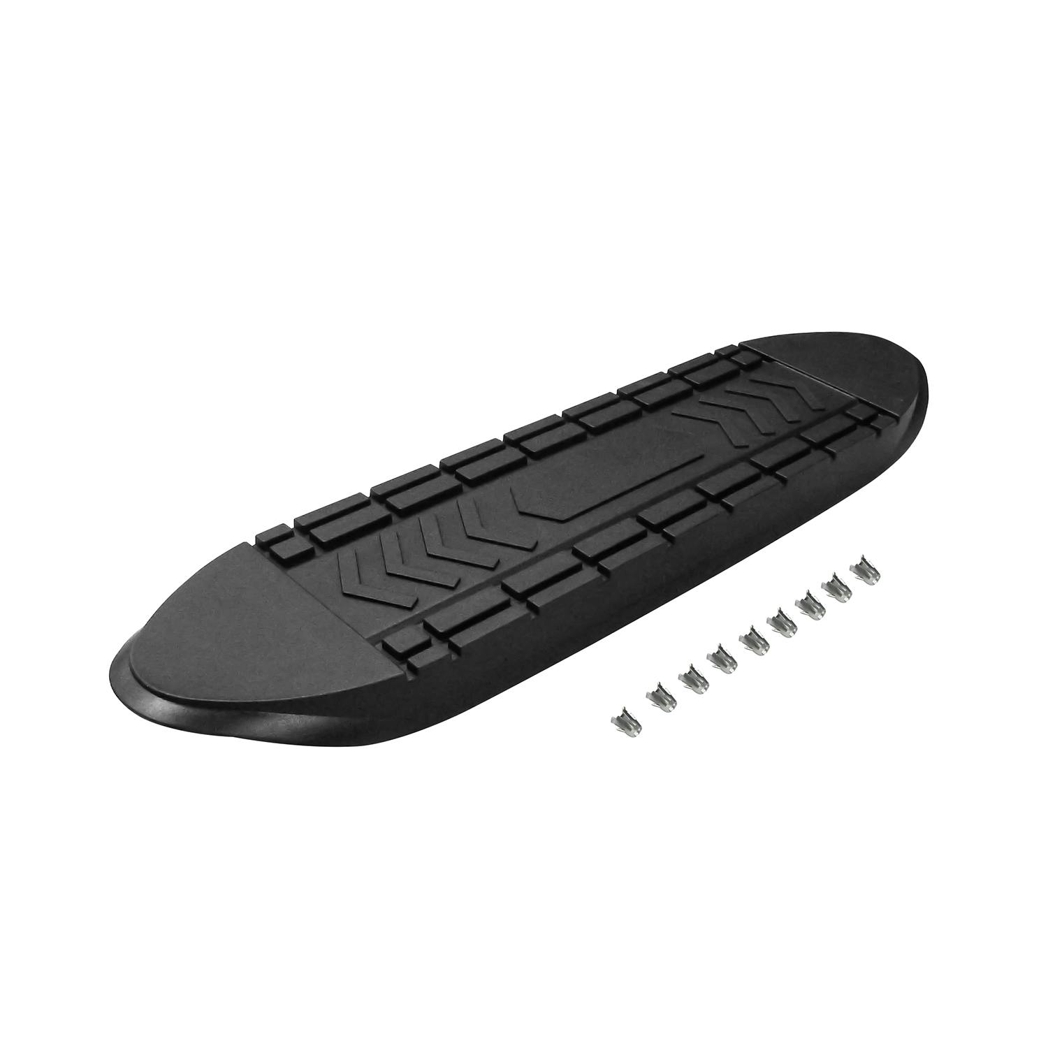 Iconic Accessories 110-6100 Black Oval Strt 6in Pad & Clips