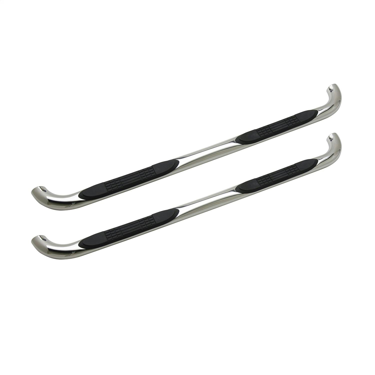 Iconic Accessories 113-0043 3Round Steel Side-Step Nerf Bars (90° Bend, Polished)
