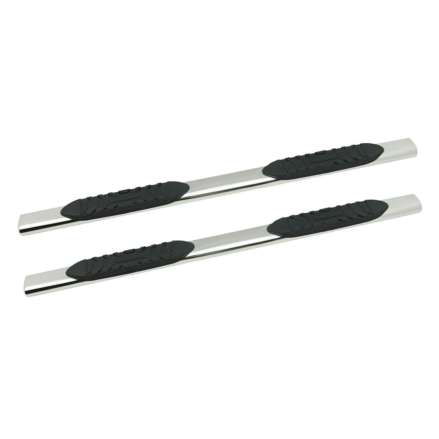 Iconic Accessories 115-0423 5Oval Side-Step Nerf Bars (180° Straight, Polished)