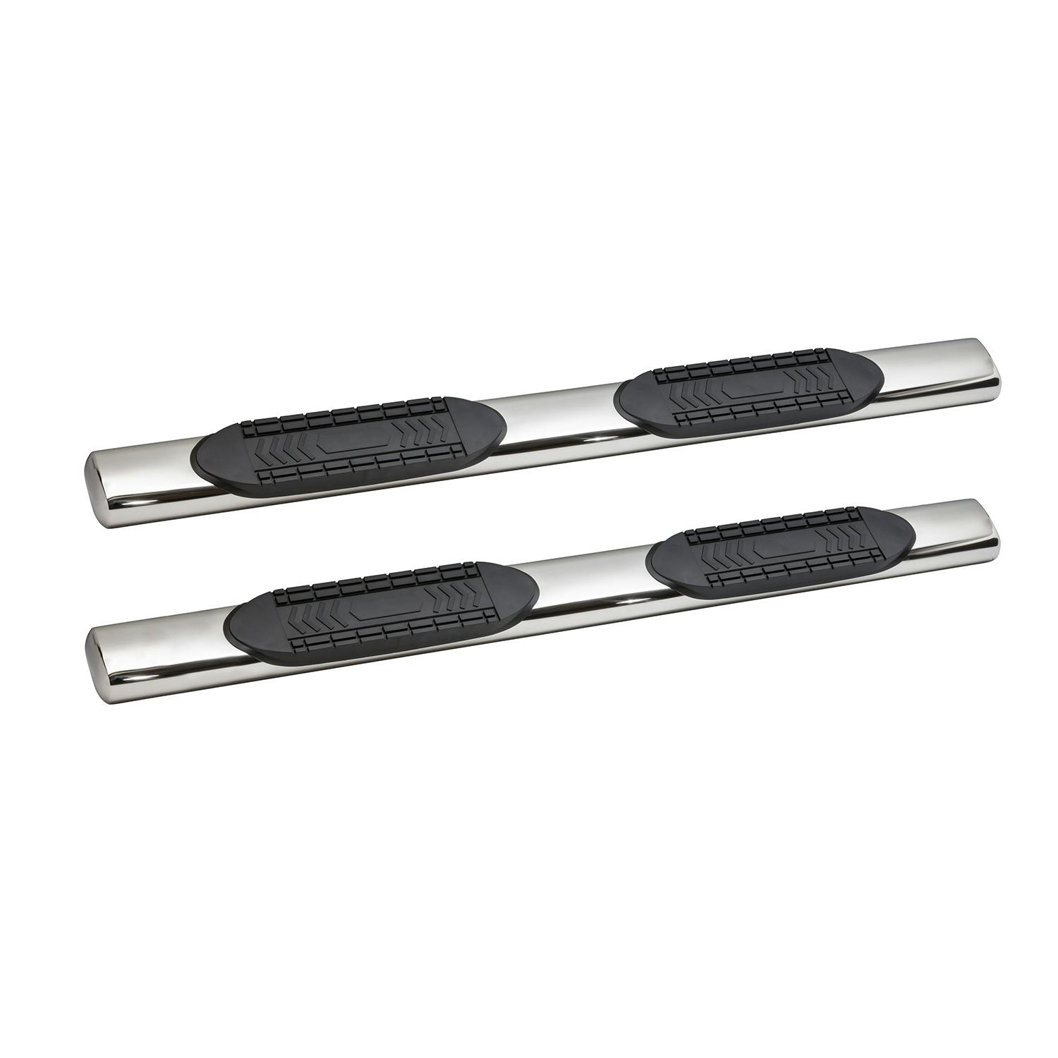 Iconic Accessories 116-0683 6Oval Side-Step Nerf Bars (180° Straight, Polished)