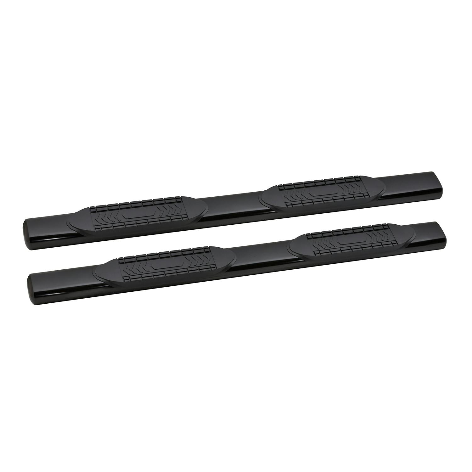 Iconic Accessories 116-5852 6Oval Side-Step Nerf Bars (180° Straight, Black Powder Coated)