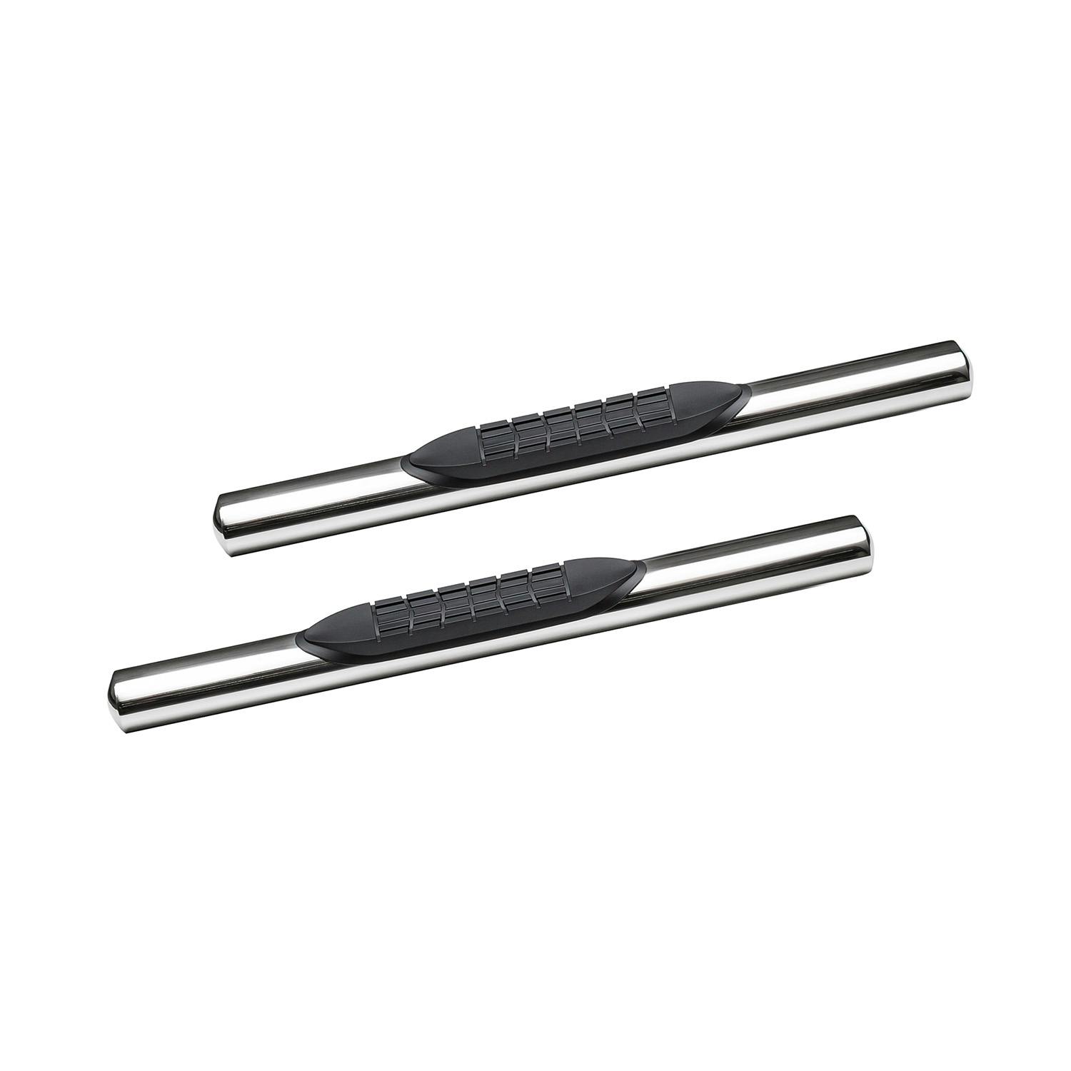 Iconic Accessories 118-0073 4Oval Side-Step Nerf Bars (180° Straight, Polished)