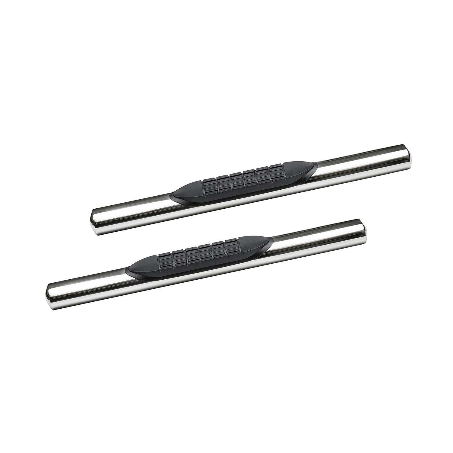 Iconic Accessories 118-0133 4Oval Side-Step Nerf Bars (180° Straight, Polished)