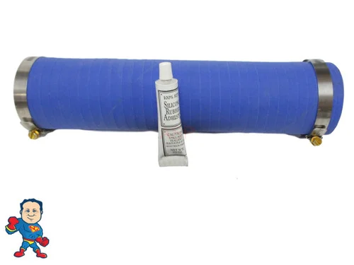 12 Inch RADKit 2 Inch Outside Fitting Coupler Repair Kit for Hot Tub Spa PVC Plumbing