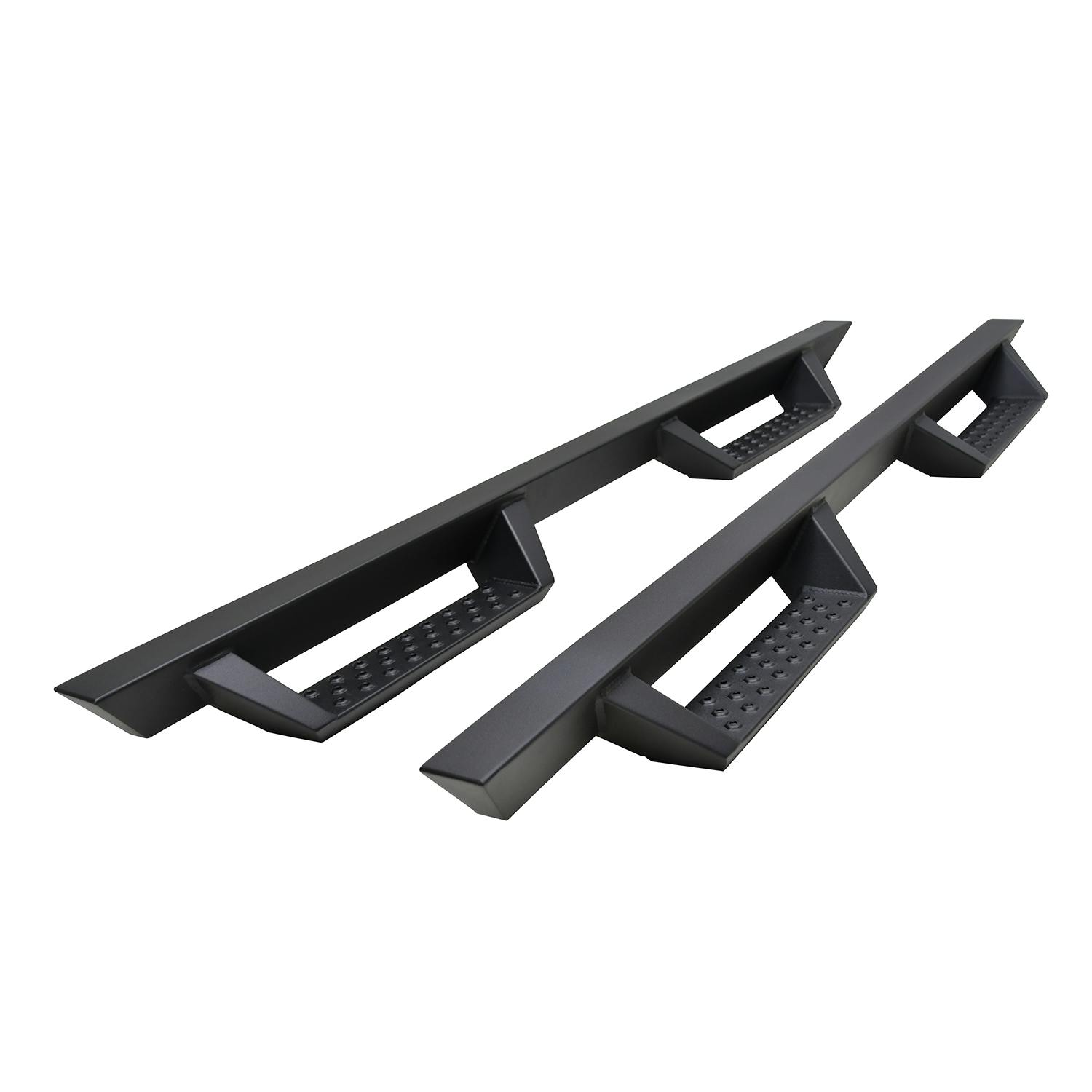 Iconic Accessories 120-0041 Fully-Welded 4Drop-Step System (Textured Black Powder Coated)