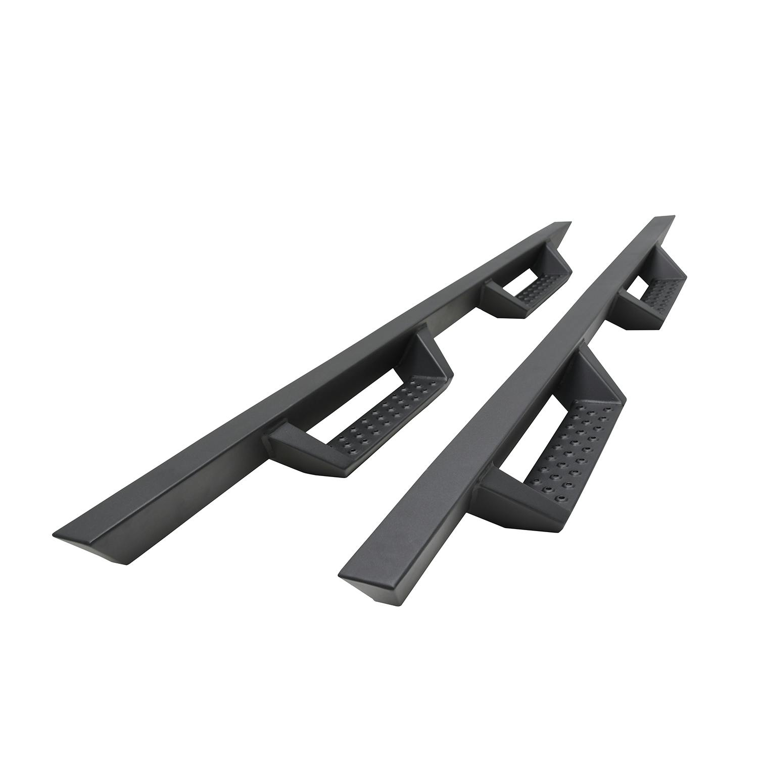 Iconic Accessories 120-1311 Fully-Welded 4Drop-Step System (Textured Black Powder Coated)