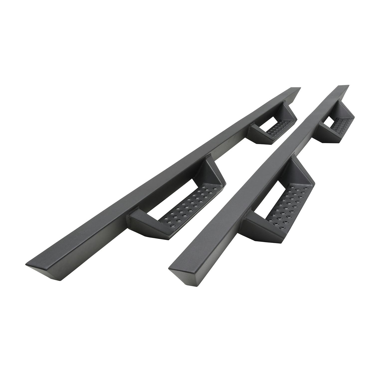 Iconic Accessories 120-2041 Fully-Welded 4Drop-Step System (Textured Black Powder Coated)