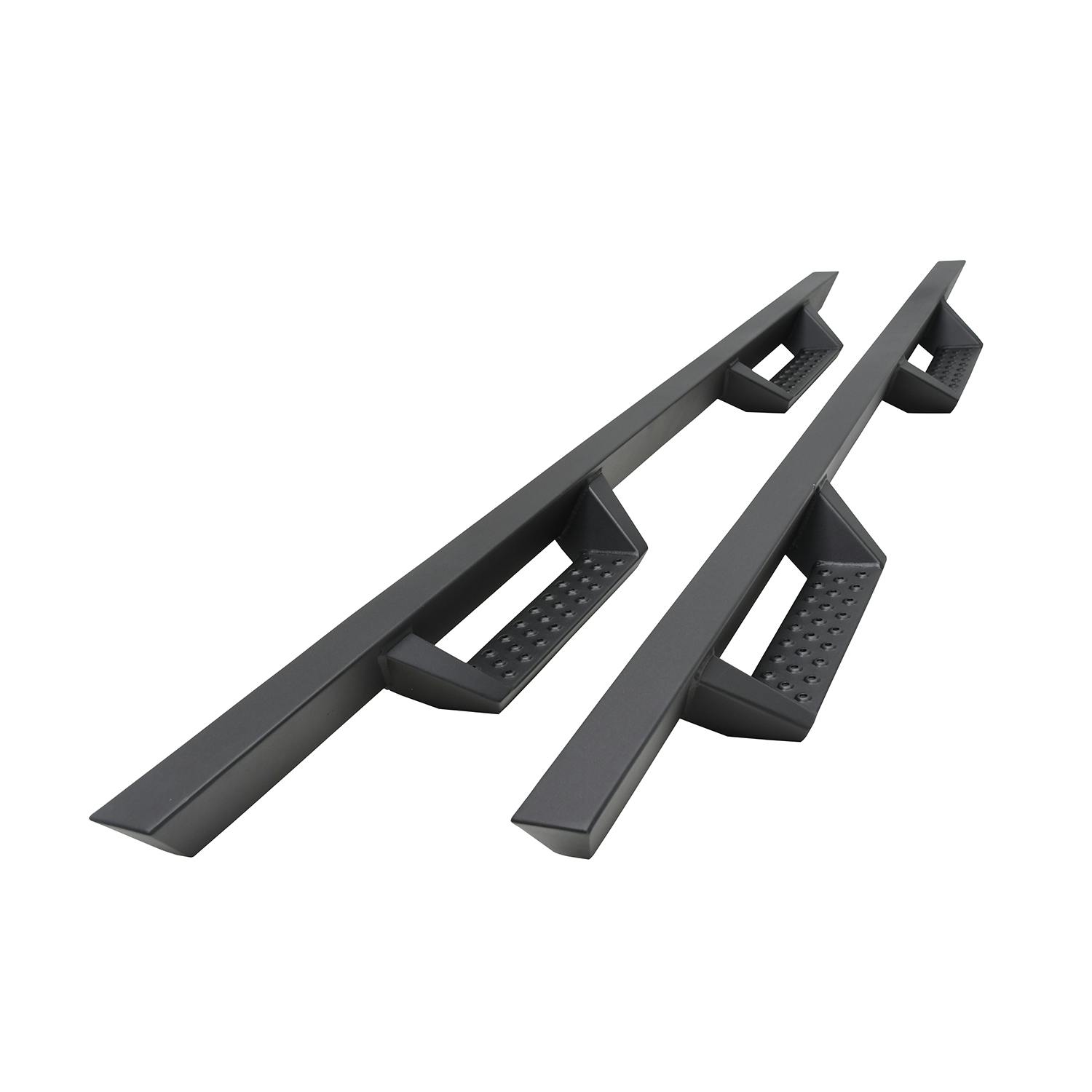 Iconic Accessories 120-2831 Fully-Welded 4Drop-Step System (Textured Black Powder Coated)
