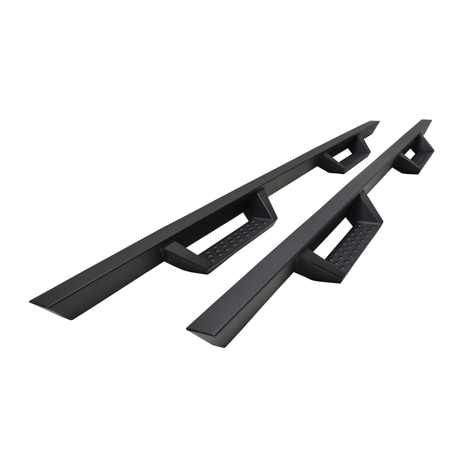Iconic Accessories 120-3141 Fully-Welded 4Drop-Step System (Textured Black Powder Coated)