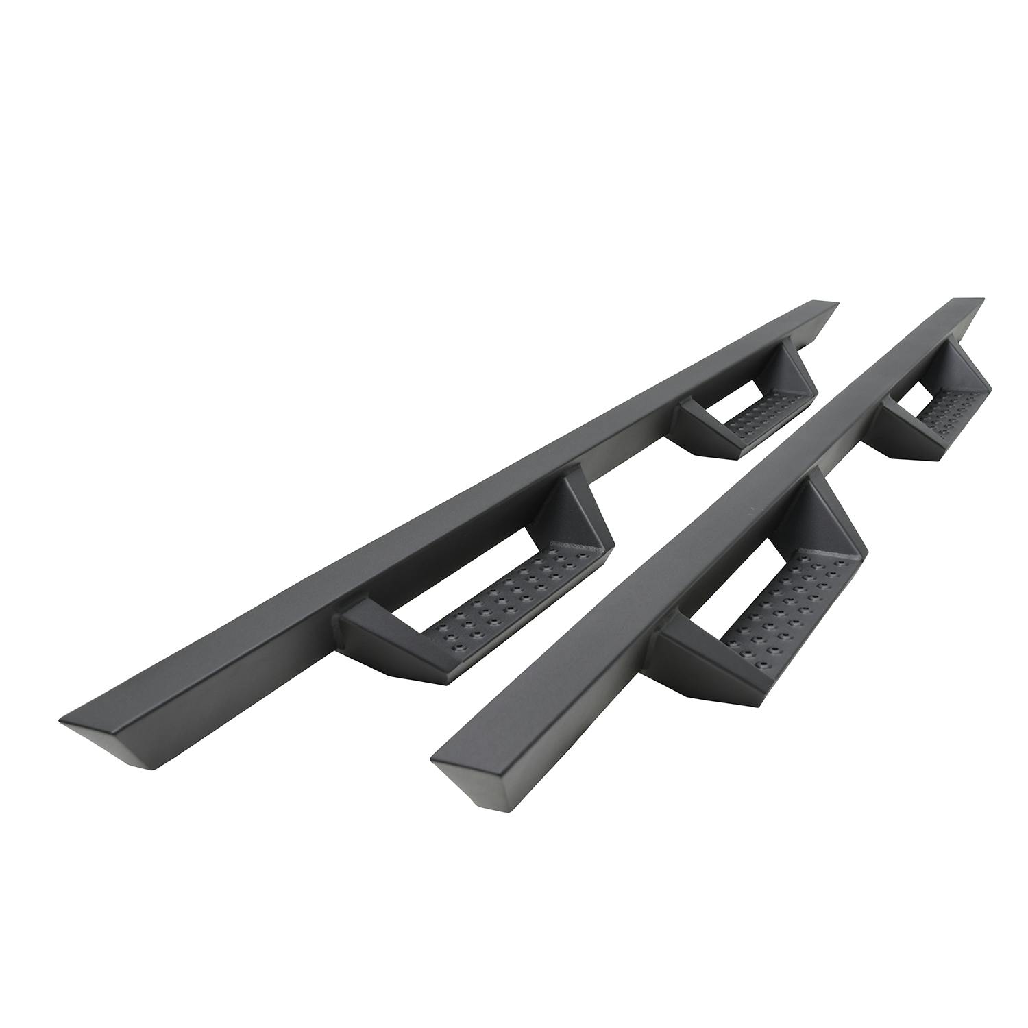 Iconic Accessories 120-3931 Fully-Welded 4Drop-Step System (Textured Black Powder Coated)
