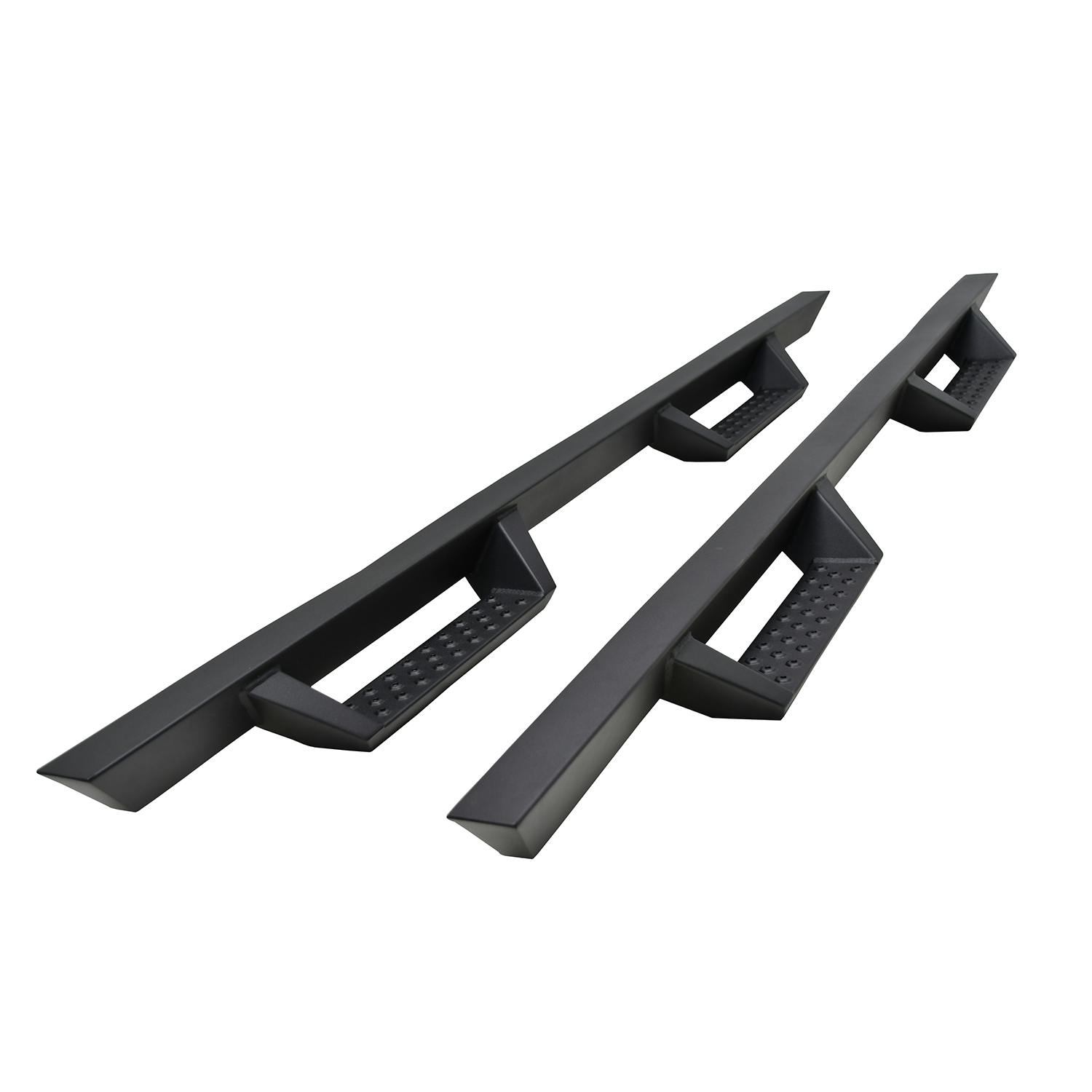 Iconic Accessories 120-4231 Fully-Welded 4Drop-Step System (Textured Black Powder Coated)