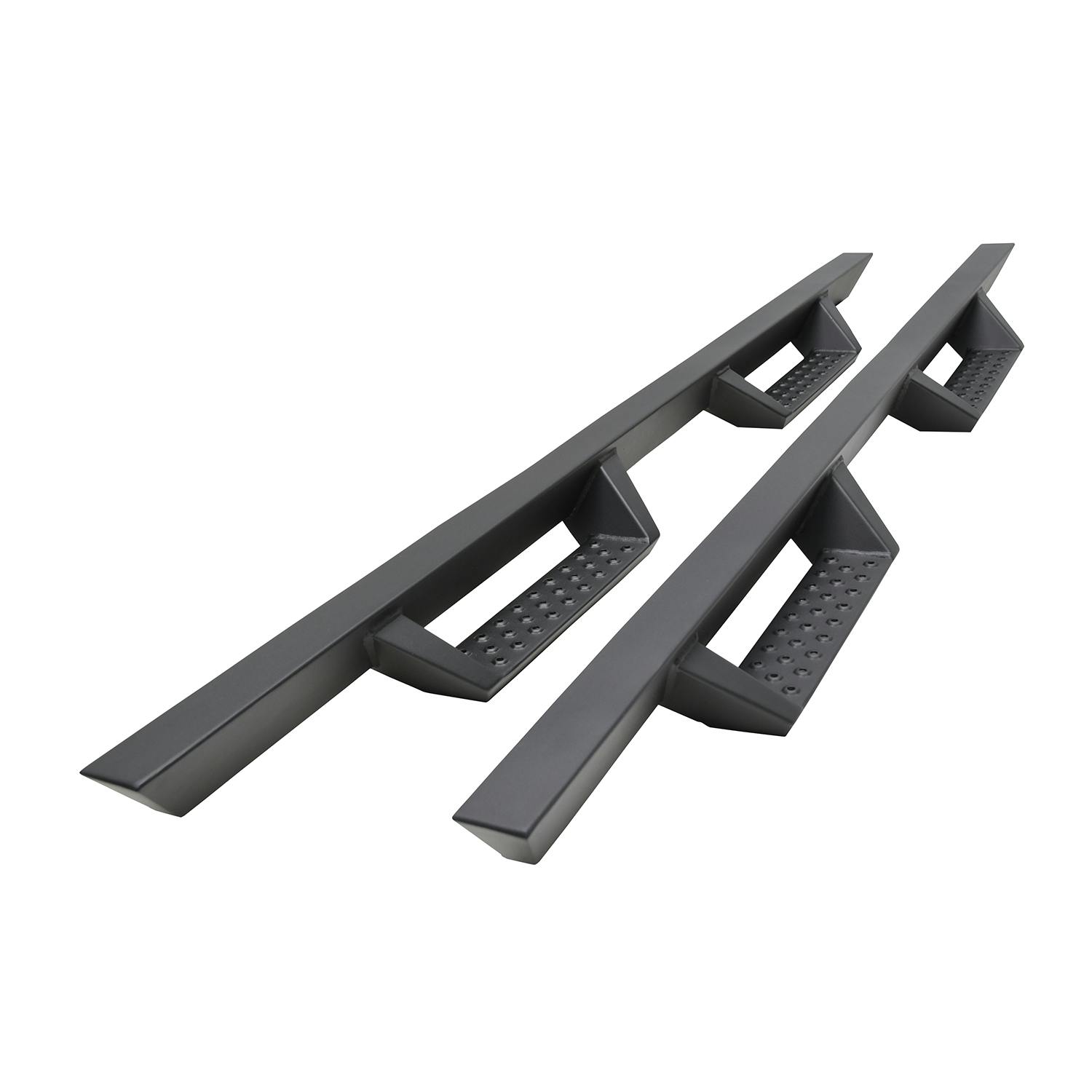 Iconic Accessories 120-5141 Fully-Welded 4Drop-Step System (Textured Black Powder Coated)