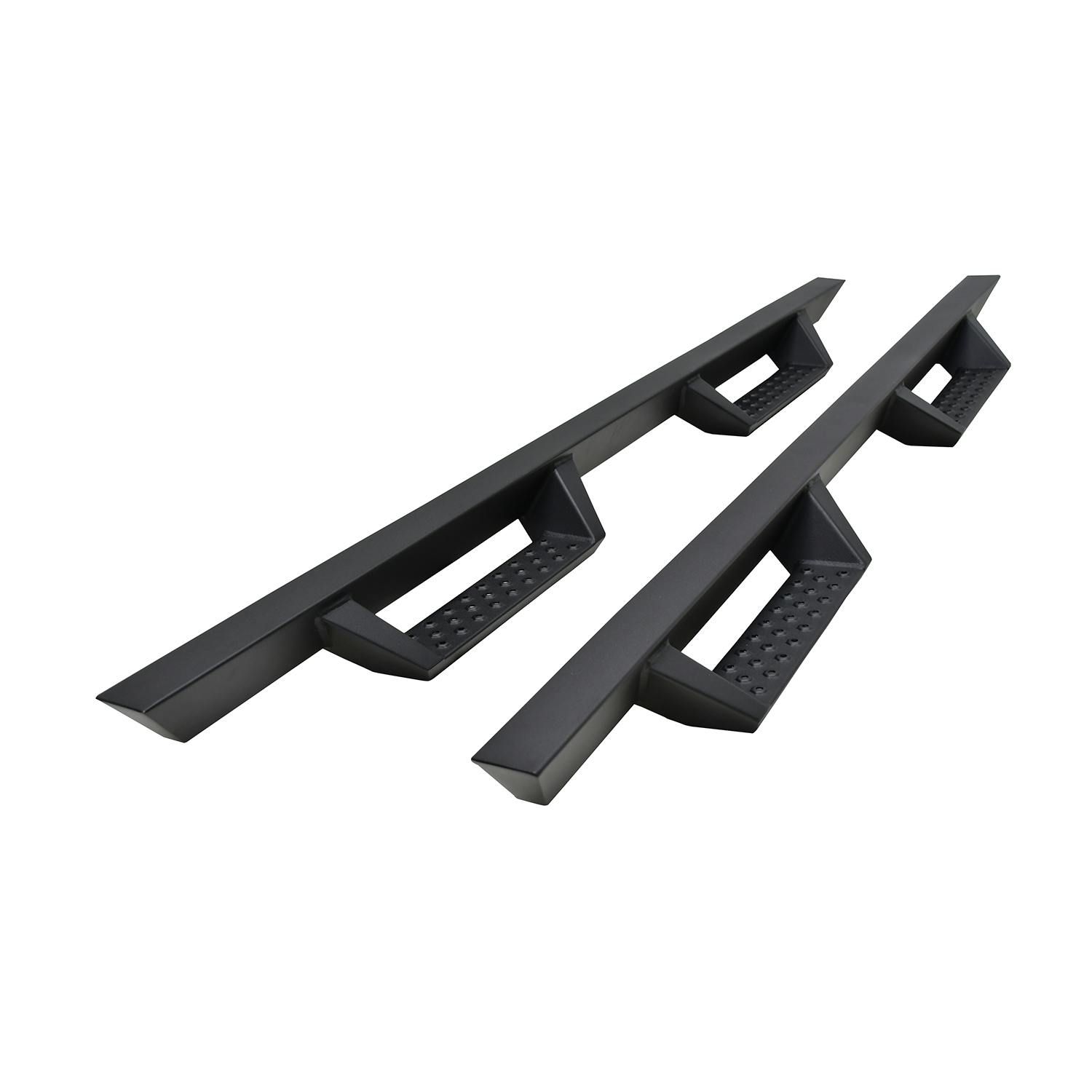 Iconic Accessories 120-5531 Fully-Welded 4Drop-Step System (Textured Black Powder Coated)
