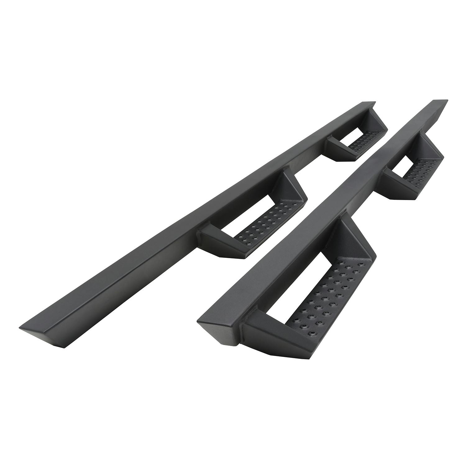 Iconic Accessories 120-6041 Fully-Welded 4Drop-Step System (Textured Black Powder Coated)