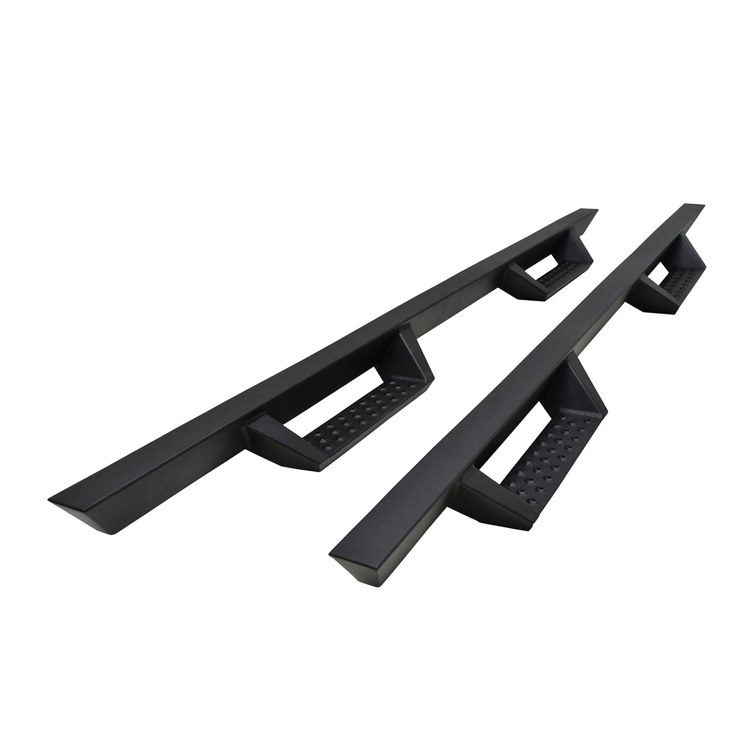 Iconic Accessories 120-6531 Fully-Welded 4Drop-Step System (Textured Black Powder Coated)
