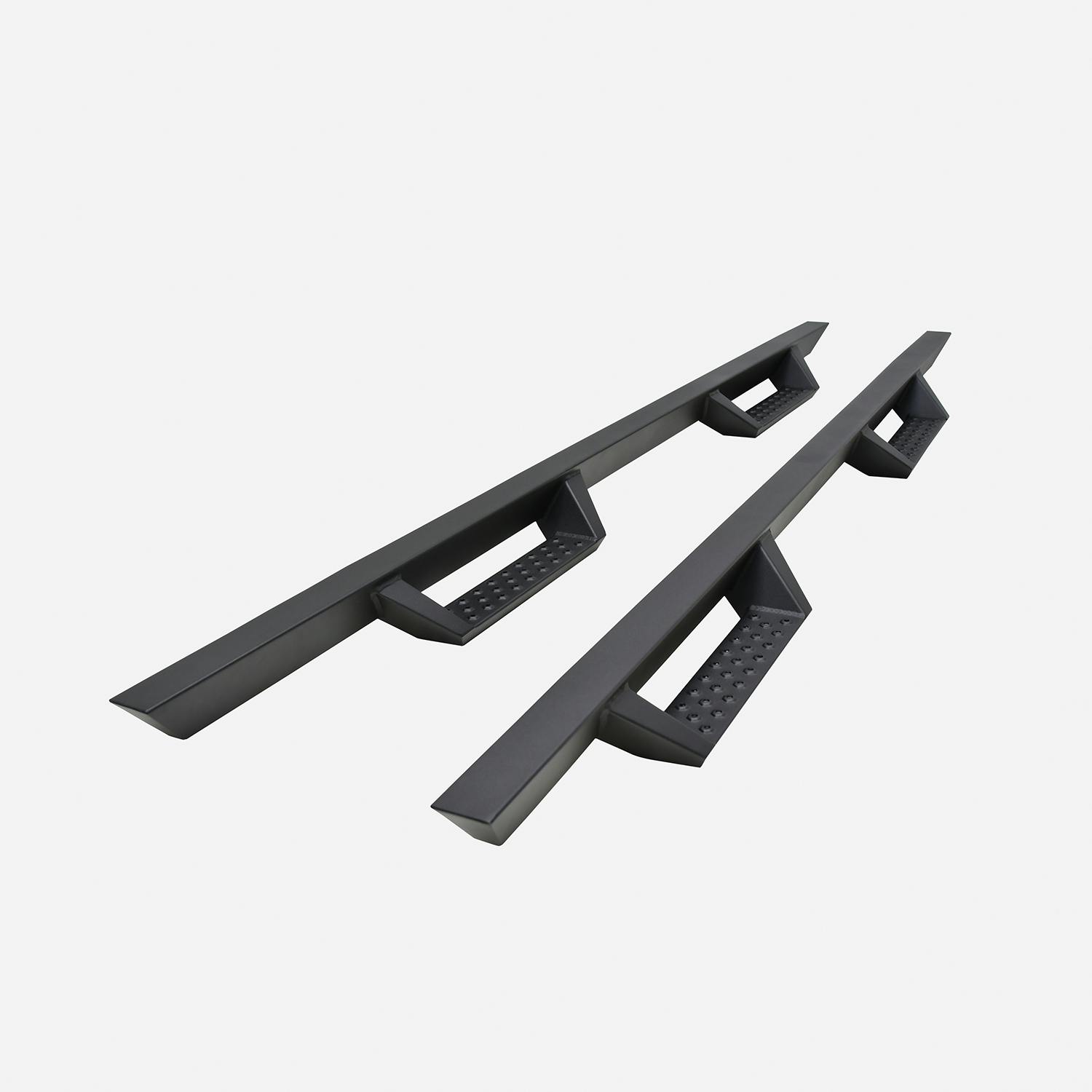 Iconic Accessories 120-8041 Fully-Welded 4Drop-Step System (Textured Black Powder Coated)