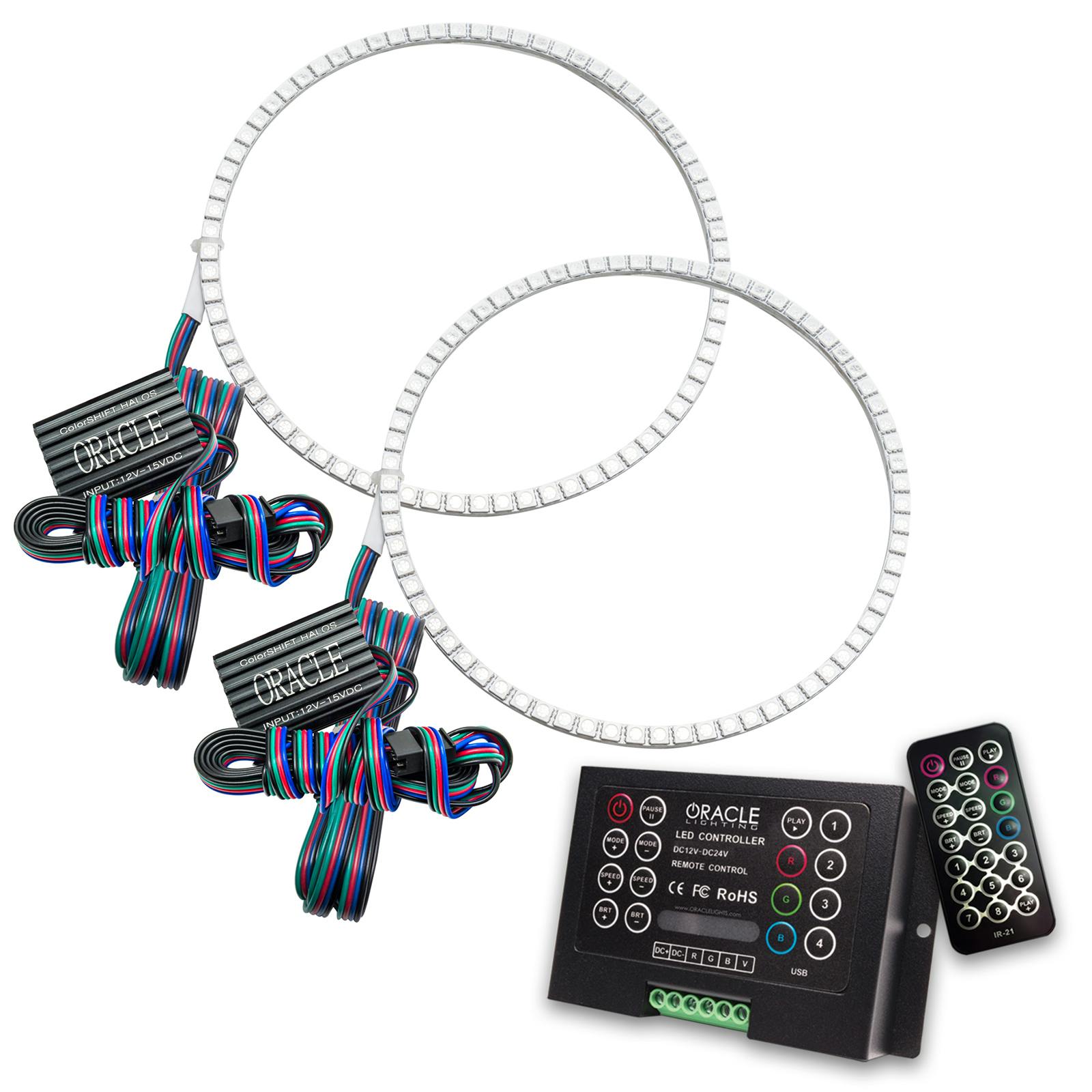 Oracle Lighting 1214-333 Jeep Wrangler JL/Gladiator JT SMD HL Halo - CS - w/2.0 Ctrl