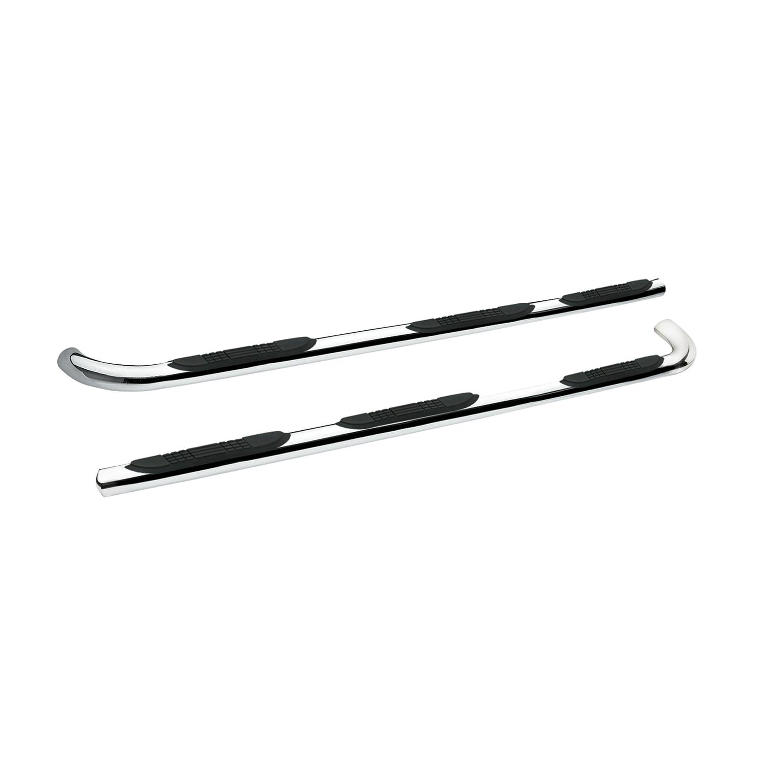 Iconic Accessories 123-0804 3Round Wheel-to-Wheel Side-Step Nerf Bars (90° Bend, Polished)