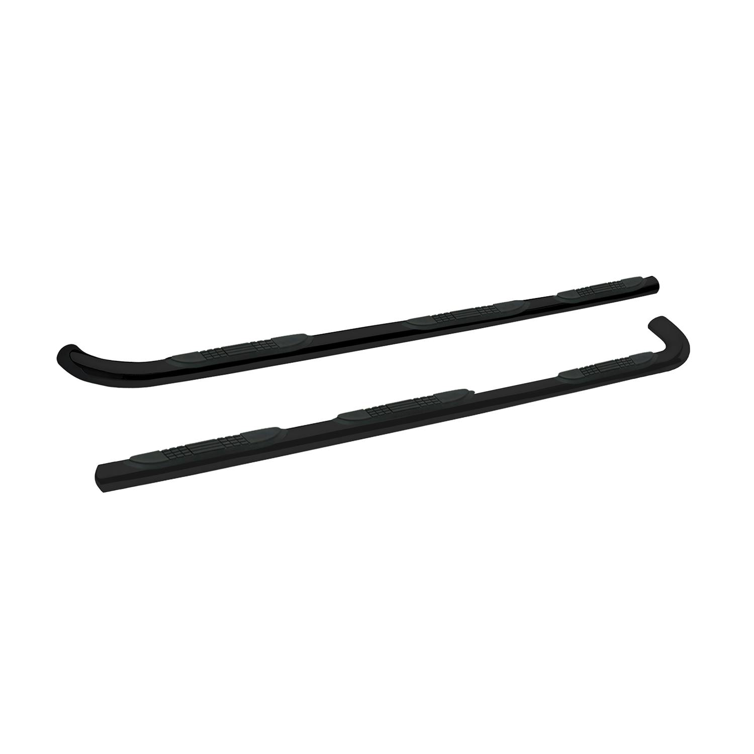 Iconic Accessories 123-5153 3Round Side-Step Nerf Bars (90° Bend, Black Powder Coated)