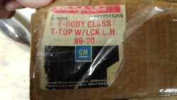 1986 - 1992 Camaro T-Top, Glass with Larger Big 3/4 Pin Style Mounting, Original GM NOS, Left Hand