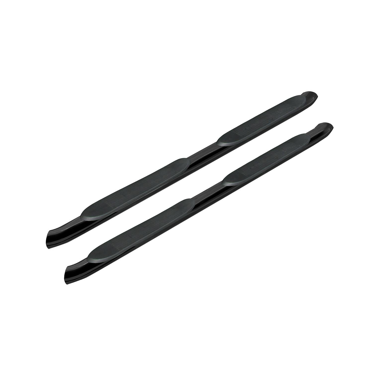 Iconic Accessories 124-5132 4Oval Side-Step Nerf Bars (30° Bend, Black Powder Coated)