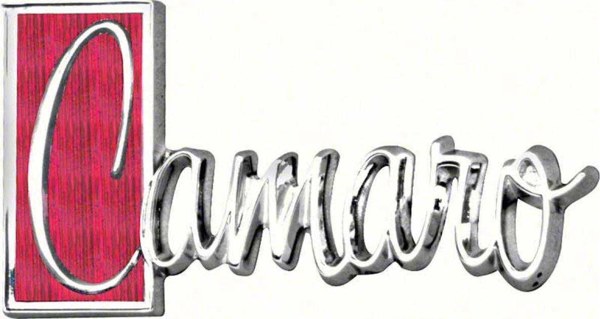 1971-73 Camaro, Rear Trunk Emblem