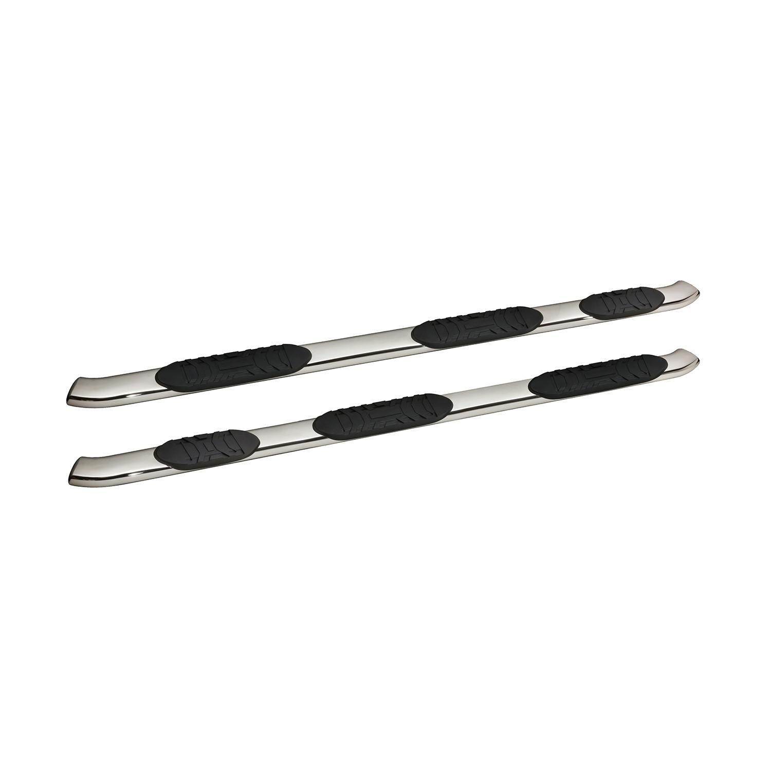 Iconic Accessories 126-3046 5Oval Wheel-to-Wheel Side-Step Nerf Bars (30° Bend, Polished)