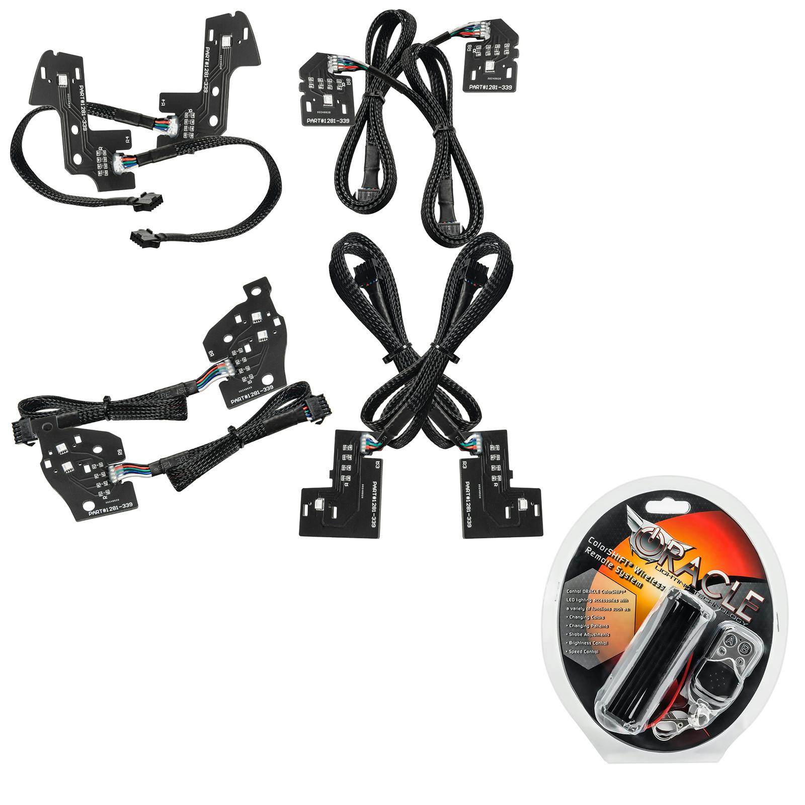 Oracle Lighting 1281-330 2019-2024 Dodge RAM 1500 CS RGB+W HL DRL Kit - Reflector HLs