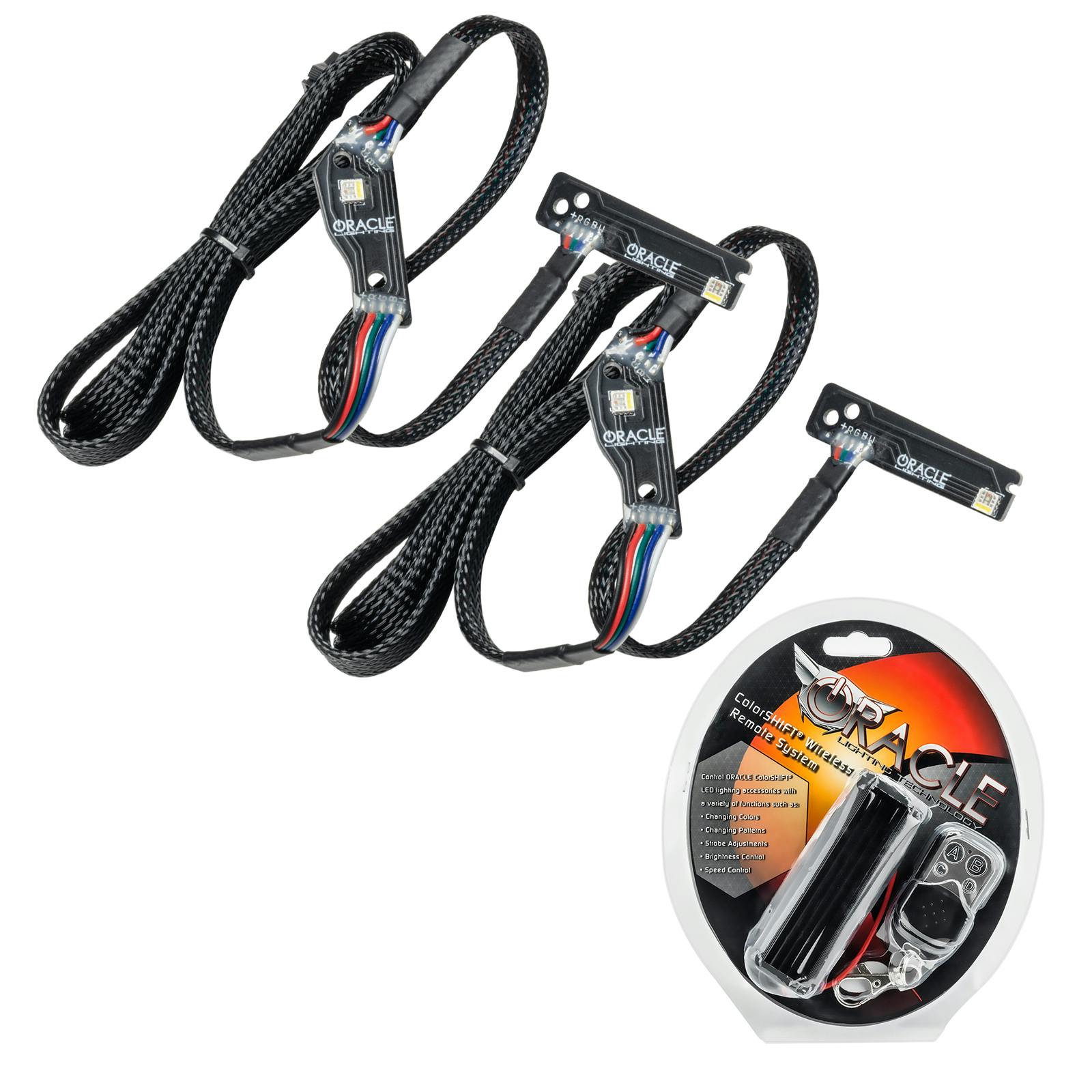 Oracle Lighting 1283-330 2015-2024 Nissan GT-R CS RGB+W "Lightning Bolt" HL DRL Kit