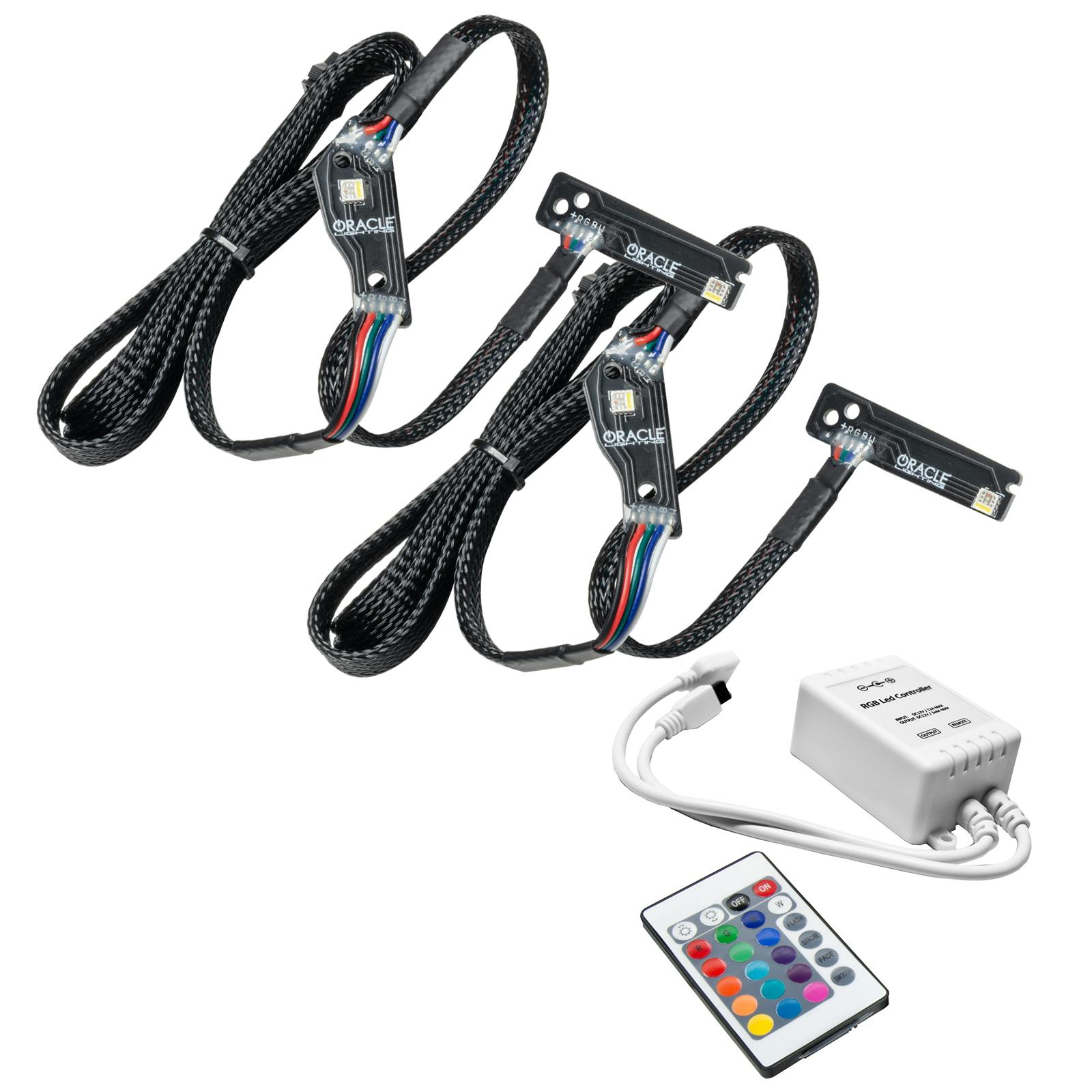 Oracle Lighting 1283-504 2015-2024 Nissan GT-R CS RGB+W "Lightning Bolt" HL DRL Kit