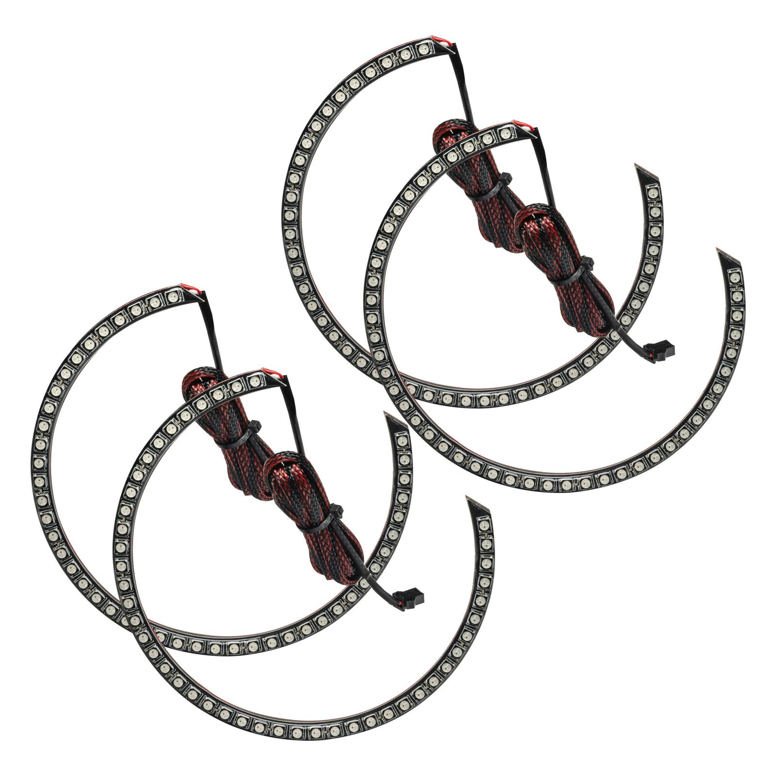 Oracle Lighting 1292-332 2008-2014 Dodge Challenger Dynamic ColorSHIFT Surface Mount Headlight Halo Kit