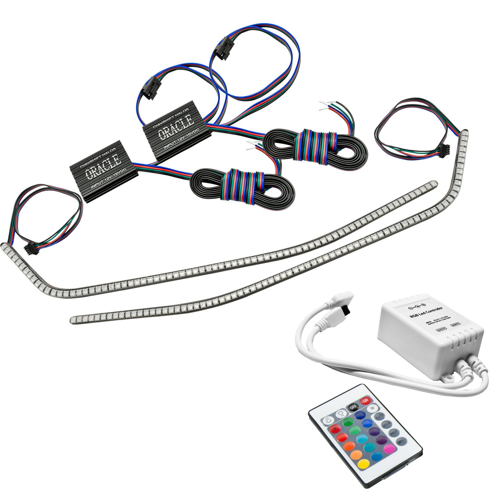 Oracle Lighting 1297-504 2016-2021 Chevrolet Camaro ColorSHIFT Surface Mount DRL Modules