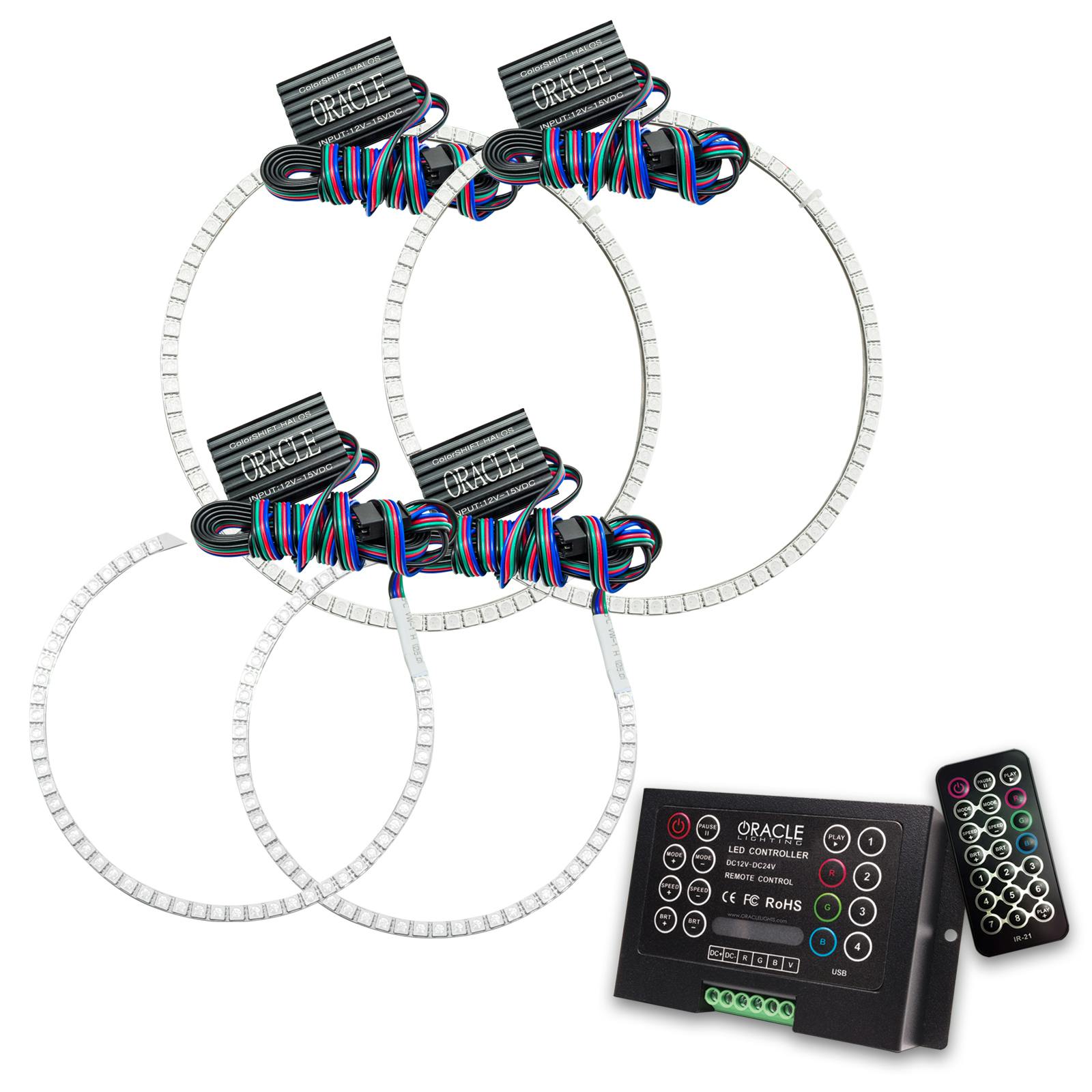 Oracle Lighting 1298-333 2008-2010 Jeep Grand Cherokee HL Halo - CS - w/2.0 Ctrl