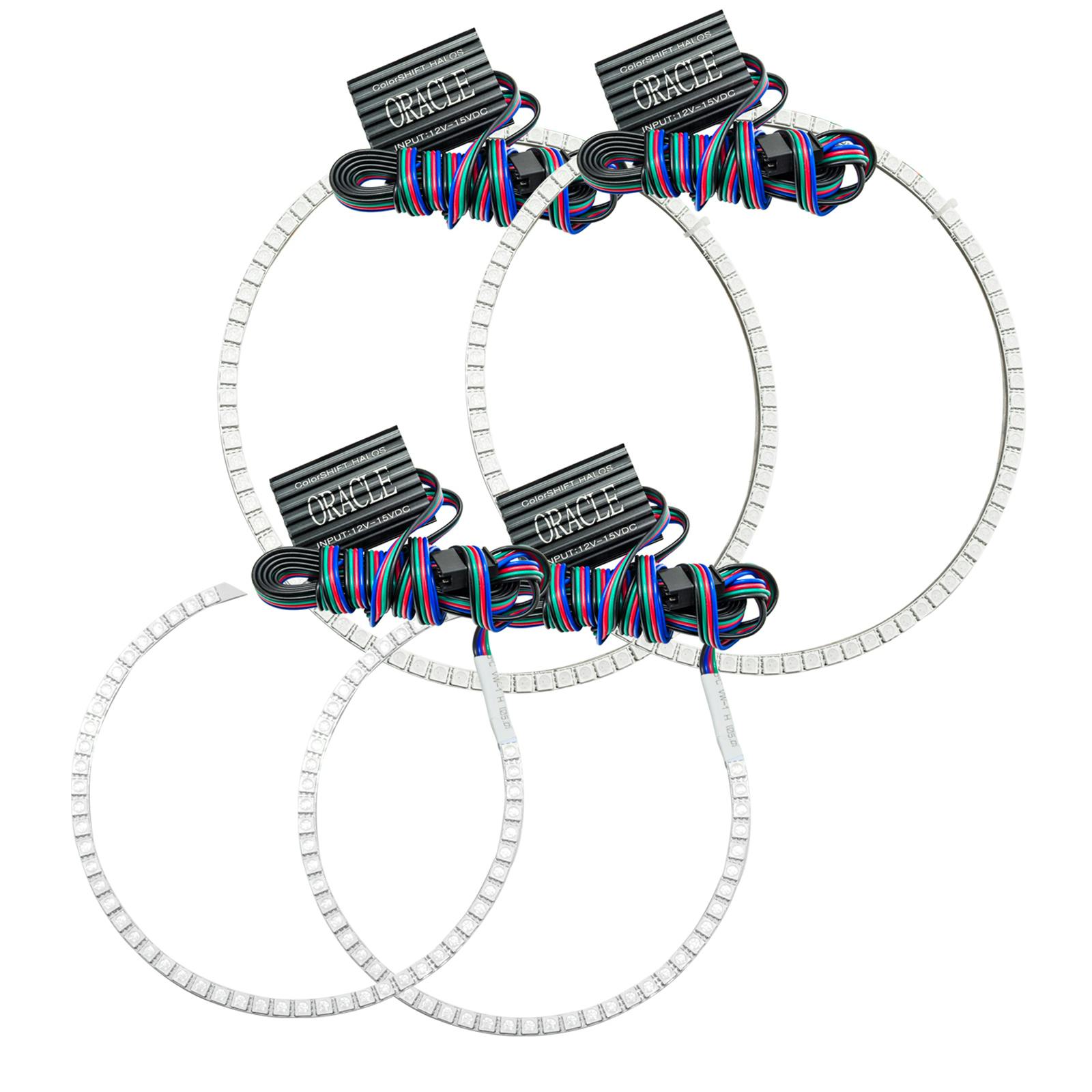Oracle Lighting 1298-334 2008-2010 Jeep Grand Cherokee HL Halo - CS - w/No Ctrl