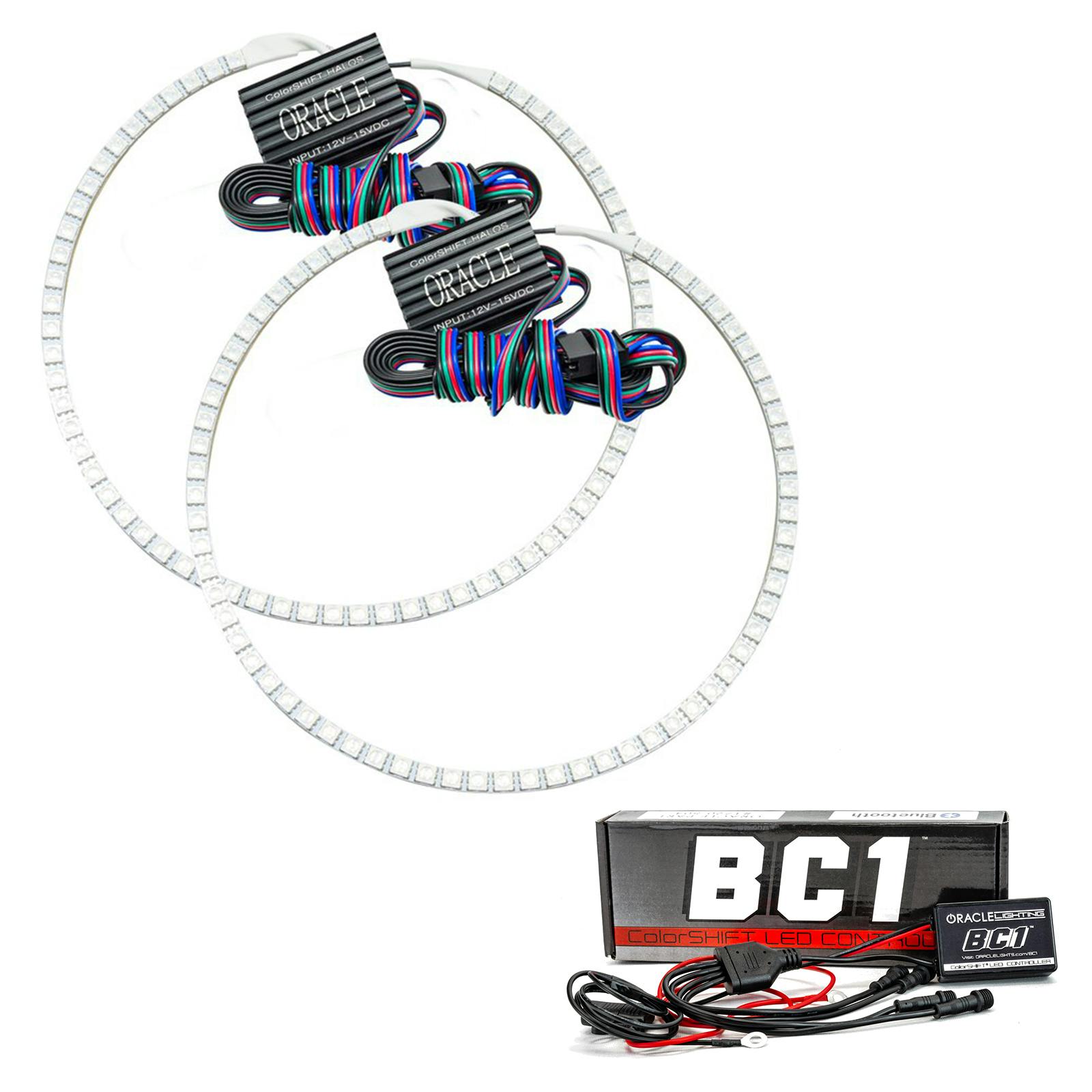 Oracle Lighting 1331-335 2008-2010 Ford Explorer Sport Trac HL Halo - CS - w/BC2 Ctrl