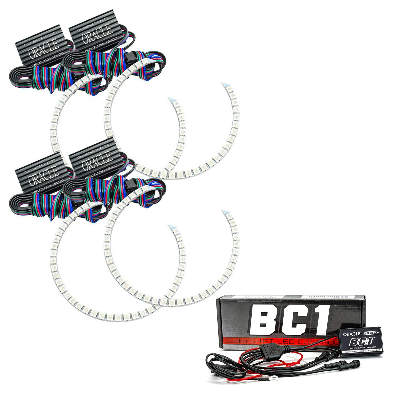 Oracle Lighting 1341-335 2003-2007 Honda Accord Coupe/Sedan HL Halo - CS - w/BC2 Ctrl