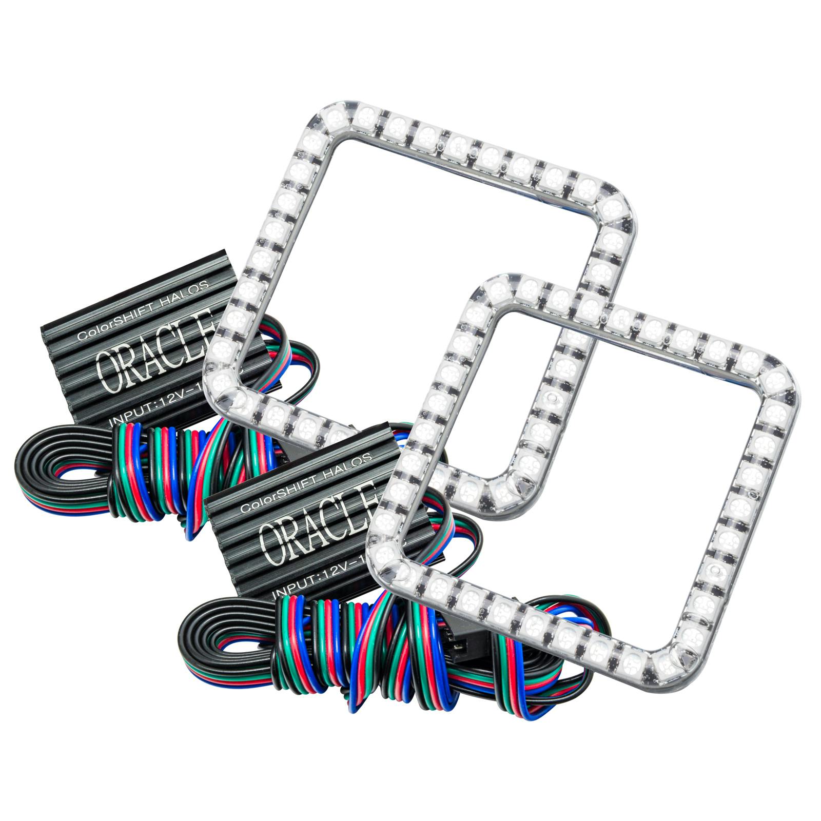 Oracle Lighting 1342-334 2008-2010 Ford F-250/350 SD Fog Halo - CS - w/No Ctrl