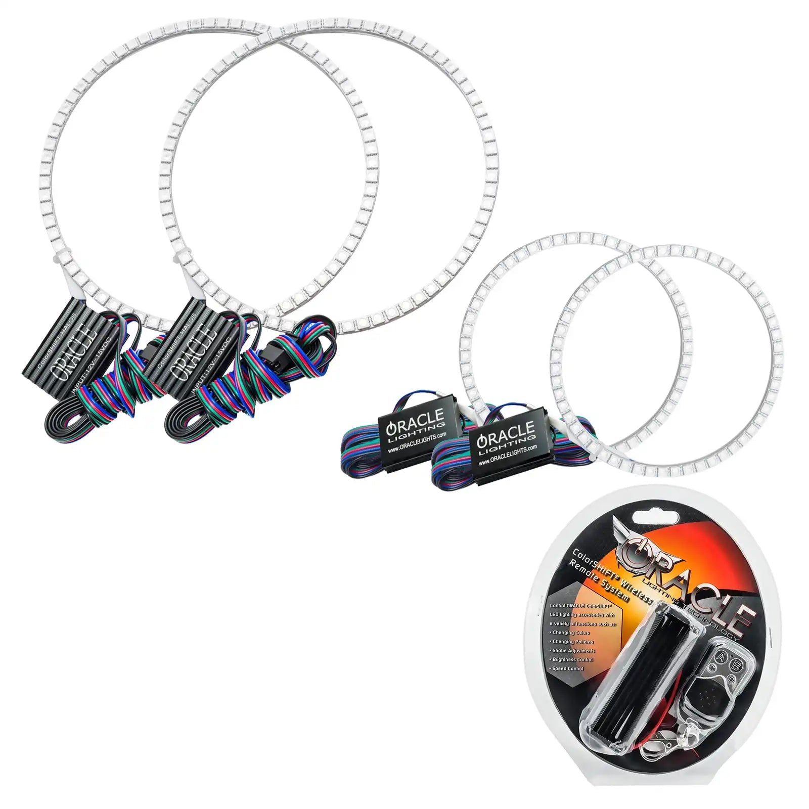 Oracle Lighting 1343-330 2002-2004 Lexus ES 300 LED Headlight Halo Kit - ColorSHIFT - w/RF Controller