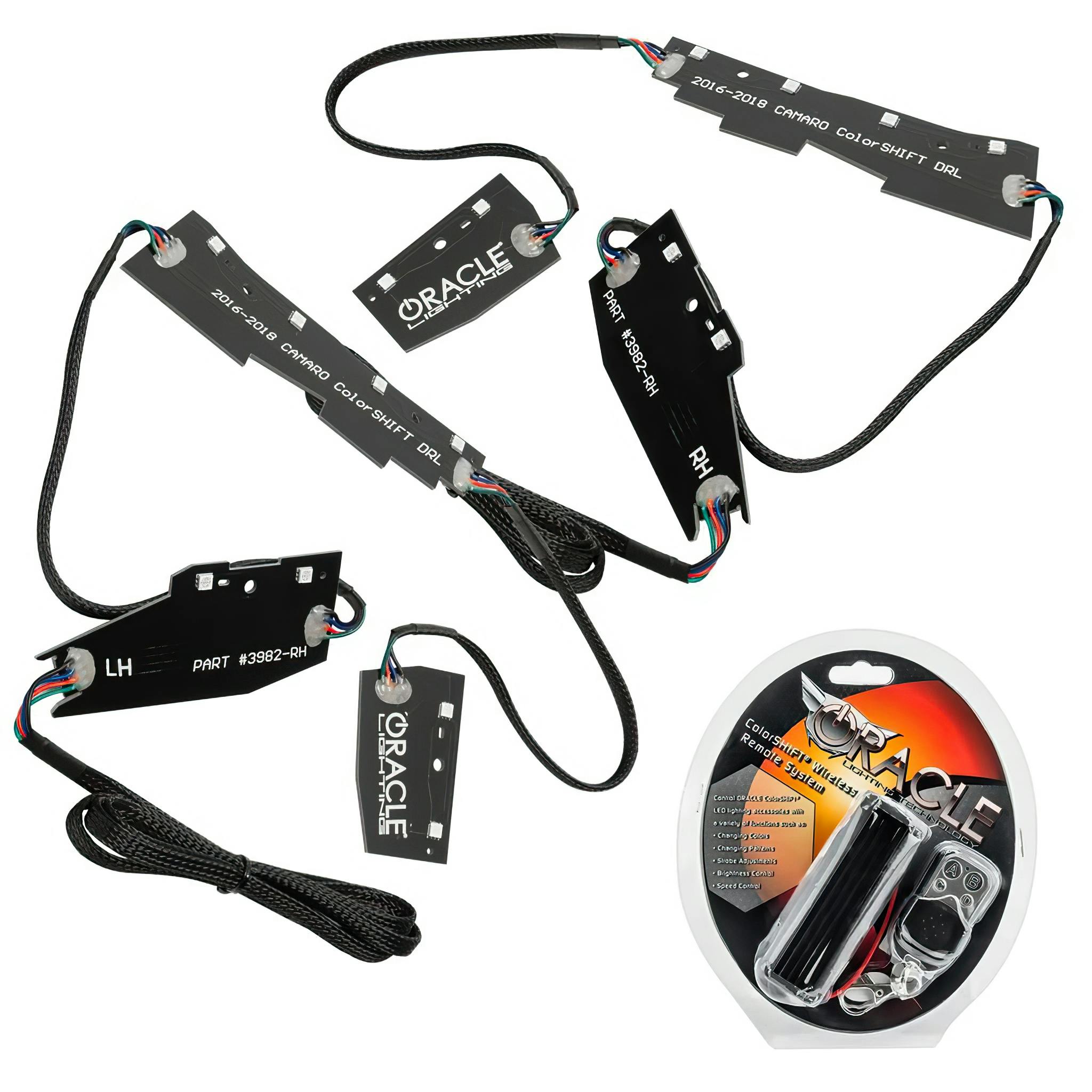 Oracle Lighting 1345-330 2016-2018 Chevrolet Camaro ColorSHIFT RGB+W Headlight DRL Upgrade Kit