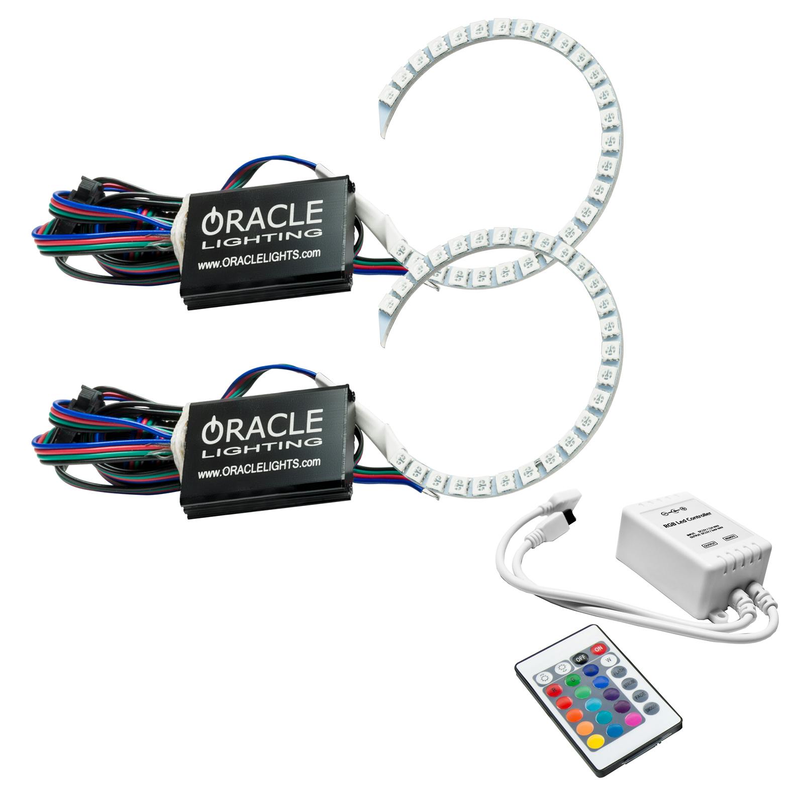 Oracle Lighting 1347-504 2018-2023 Ford Mustang HL Halo - CS - w/Simple Ctrl